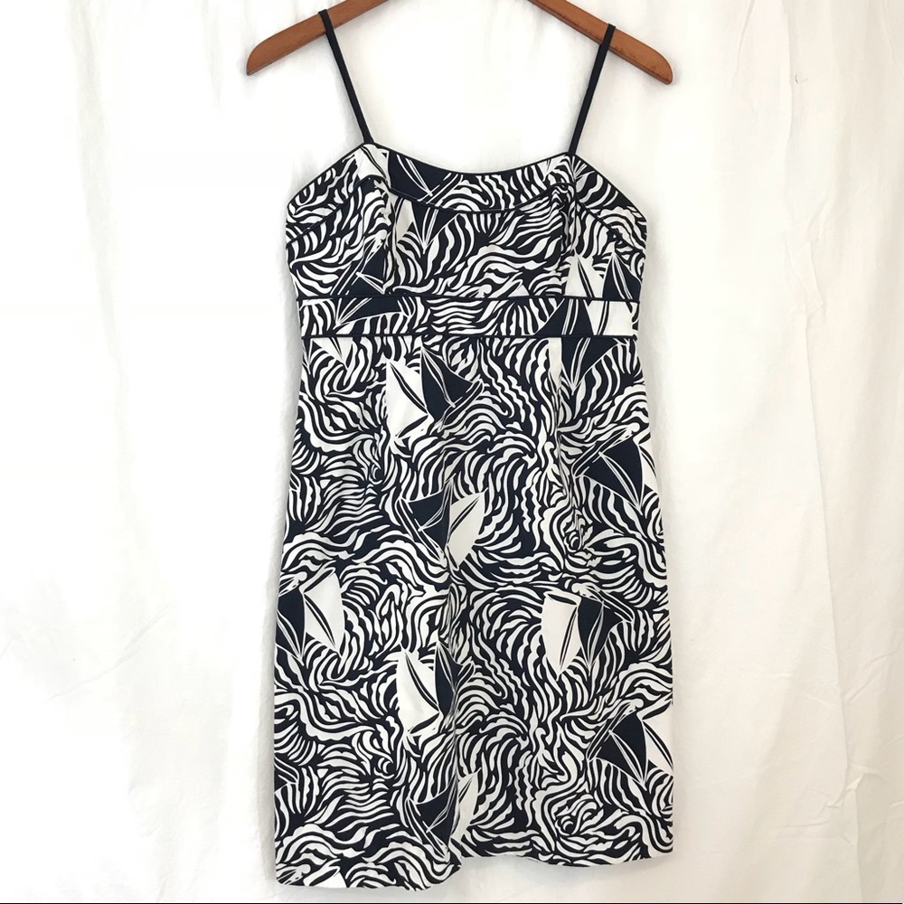 Vineyard Vines Bermuda Sailboat Navy Blue Dress